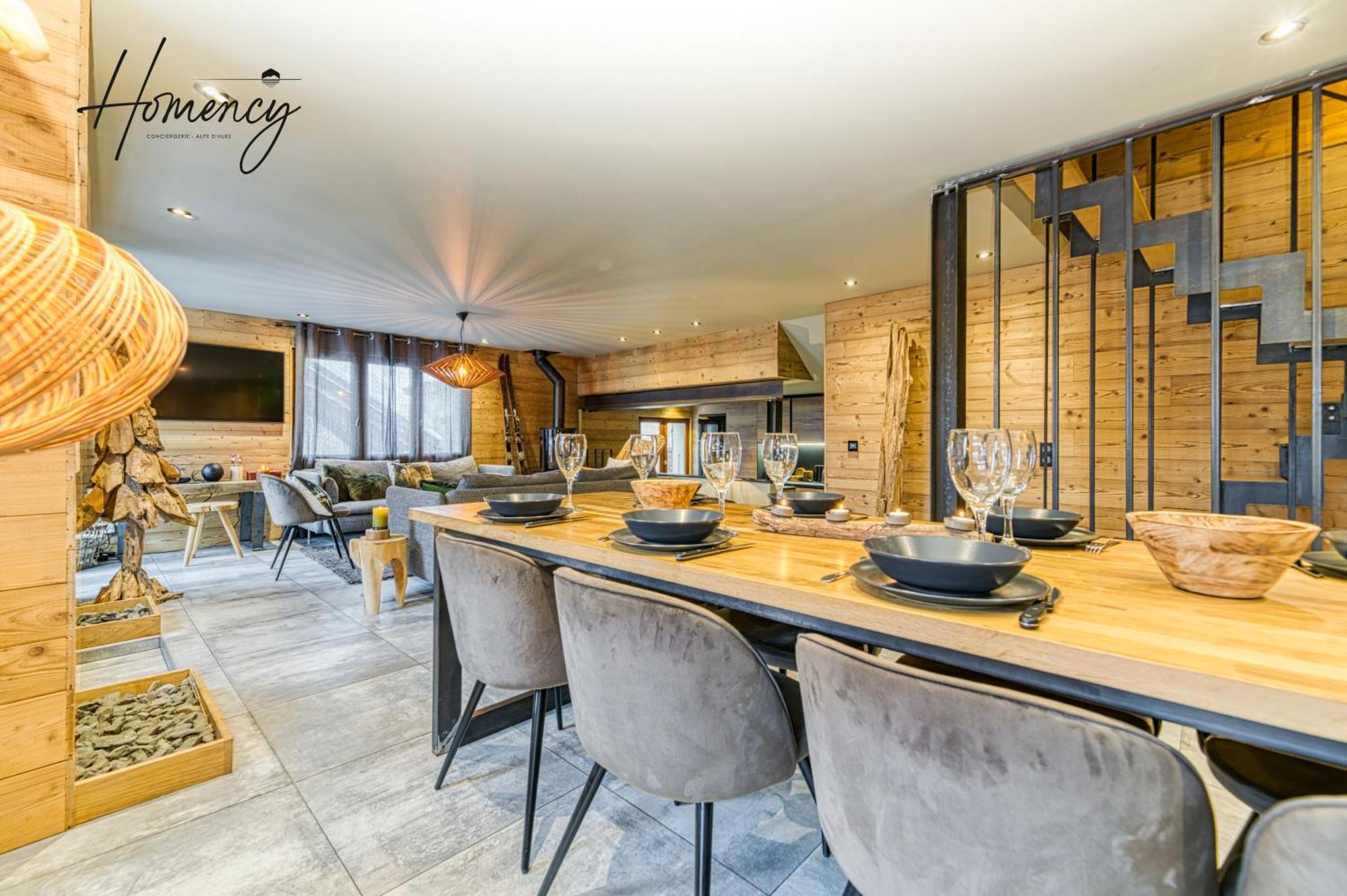 Homency - Chalet Rodina Alpe d'Huez Kültér fotó